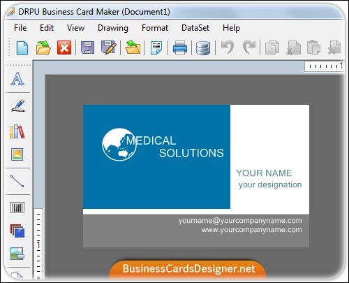 Business Cards Designer Software to create and print colorful visiting cards