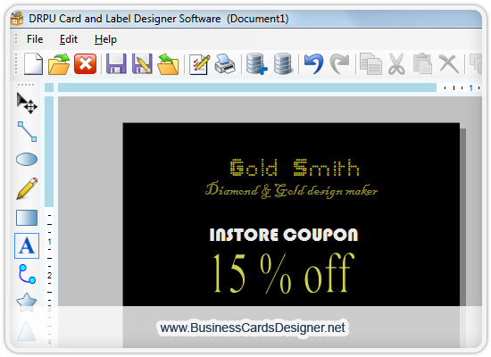 Card and Label Designing Software screenshot