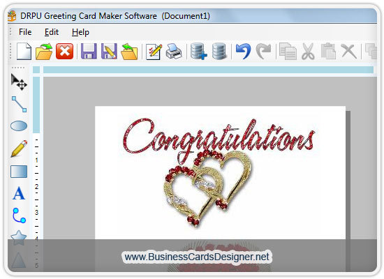 Greeting Cards Maker Program screenshot