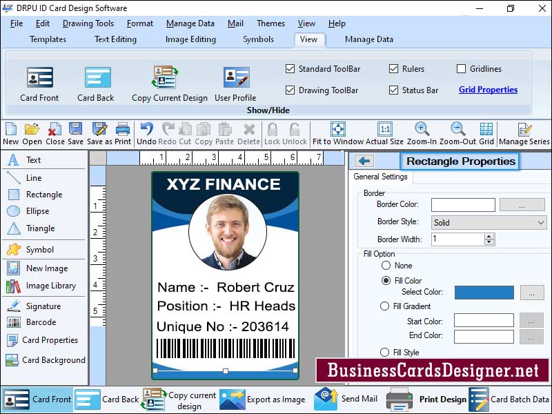 ID Cards Design Software screenshot