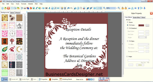 Wedding Card Designer software