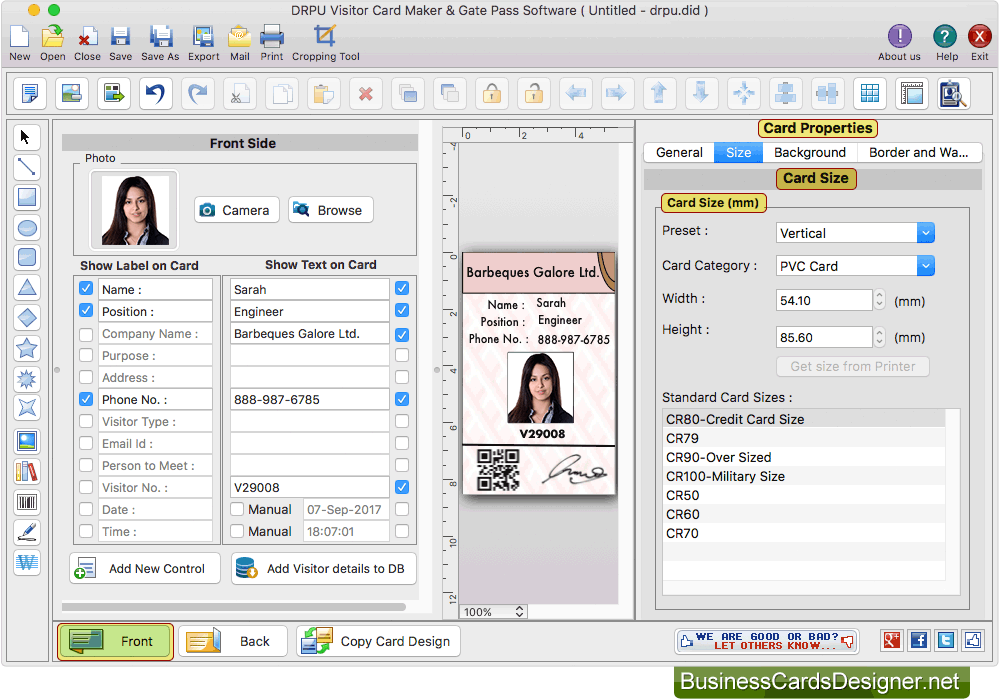 Free Business Card Maker