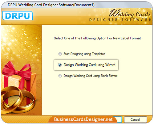 wedding card designer software to design invitation cards