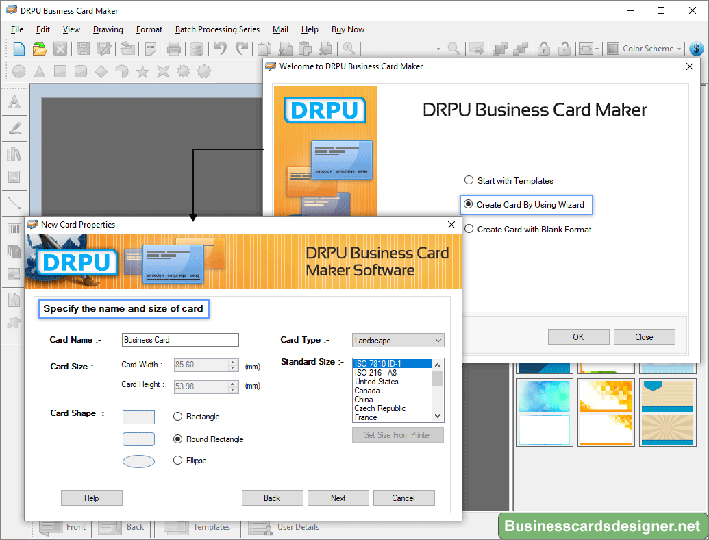 Card Properties Card Properties